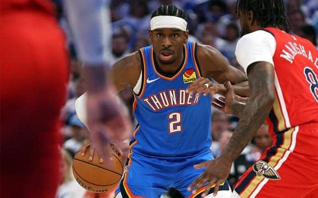 エースのアレクサンダーが両軍最多33得点…サンダーがペリカンズを圧倒し2勝目を確保