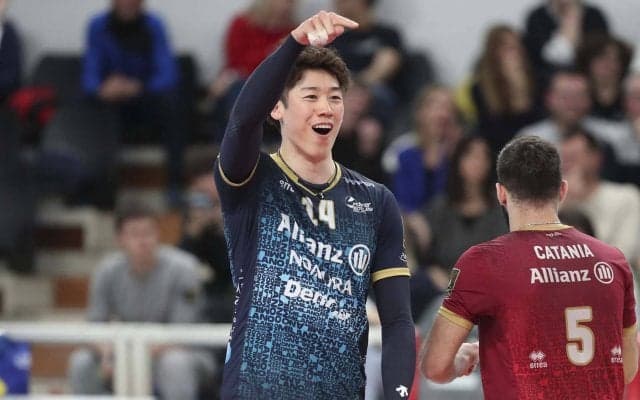 石川祐希のミラノは3位へ王手　髙橋藍のモンツァはファイナルで2敗目 【海外リーグ所属男子日本代表選手・4/23〜/25】