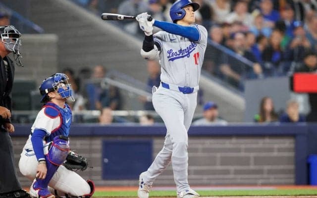 【MLB】「ショウヘイ・イン・トロント！」大谷翔平、右翼への今季7号　ブーイング吹き飛ばす一打に実況も感嘆