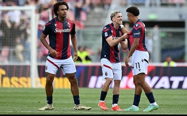 10人ボローニャ、終盤のサーレーマケルス直接FK弾でウディネーゼにドロー【セリエA】