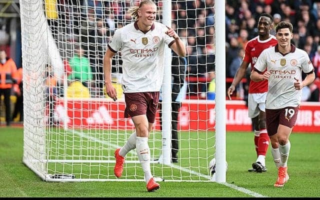 シティが善戦フォレストに大苦戦も5連勝達成！　グヴァルディオル先制点に復帰ハーランドが貴重な追加点【プレミアリーグ】