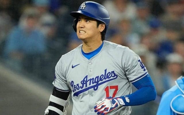 大谷翔平、同点機に凡退でド軍連勝6でストップ　本拠地ならHRの大飛球も…得点圏打率.176