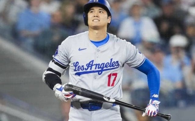 大谷翔平が大飛球を好捕される「長打を阻んだ」ブ軍中堅手を米メディア絶賛　8回は好機に凡退し得点圏打率「.176」に