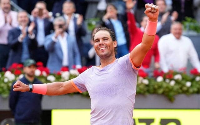 ナダルが3時間4分の激闘を制して16強!「よく持ち堪えたし満足」[マドリード・オープン]