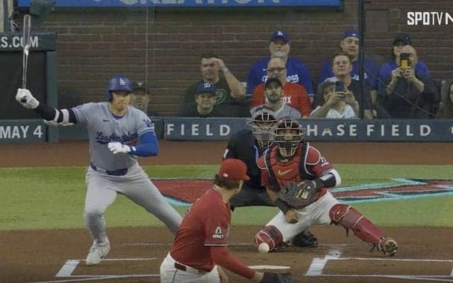 放送事故レベル！ 大谷翔平、直撃したら病院送りの“ピッチャー返し”がヤバすぎる　球場全体がヒヤリ…「あっぶねえ！」「腰が引けたわｗ」