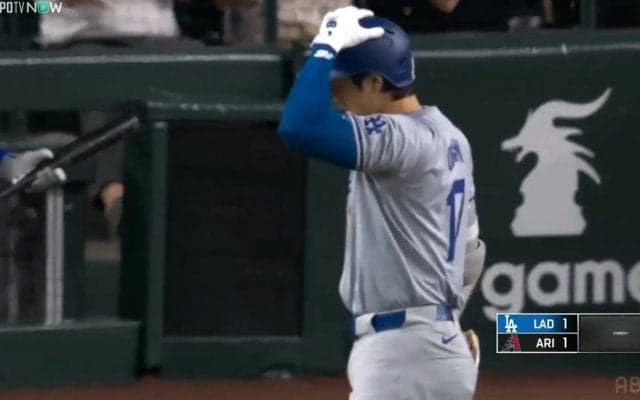 大谷翔平、勝ち越しの場面で空振り三振 またも得点圏で一本出ず 3打席を終え1安打2三振 得点圏打率.189に