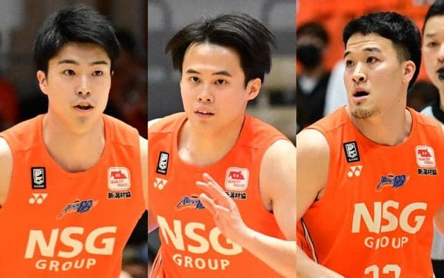 新潟の若手3選手が自由交渉選手リスト入り…来季B3降格、クラブは交渉継続の意向