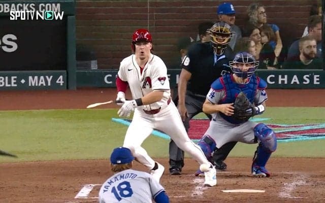 ワァオ！山本由伸のバット粉砕“155キロ剛球”に打者驚愕　投球直後の“お口ぽかん”表情が衝撃物語る