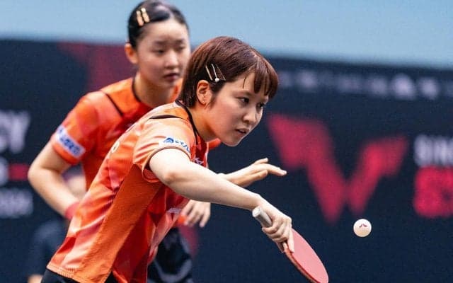 パリ五輪でのコンビ結成へ平野美宇、張本美和の快進撃なるか　関門は“韓国最強ぺア”が待ち受ける準決勝か【サウジスマッシュ】