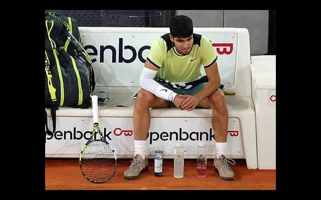 アルカラス 全仏OP前哨戦を欠場