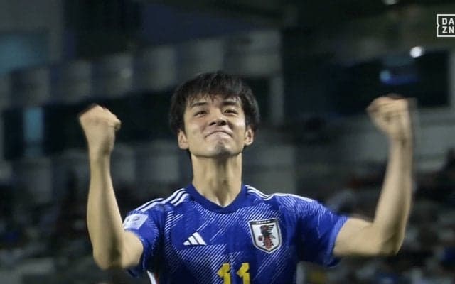 「令和の中村俊輔」“黄金の左足”がU-23日本代表をアジア王者に導く！ 山田楓喜が“ダブル股抜きショット”で決勝ゴールを挙げた歓喜の瞬間「世界にバレた」「精度すごい」