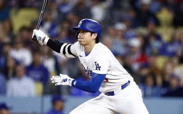 【MLB】大谷翔平、ド軍の窮地救うタイムリーで感情爆発　一塁上でWBCメキシコ戦と“瓜二つ”の雄たけび披露