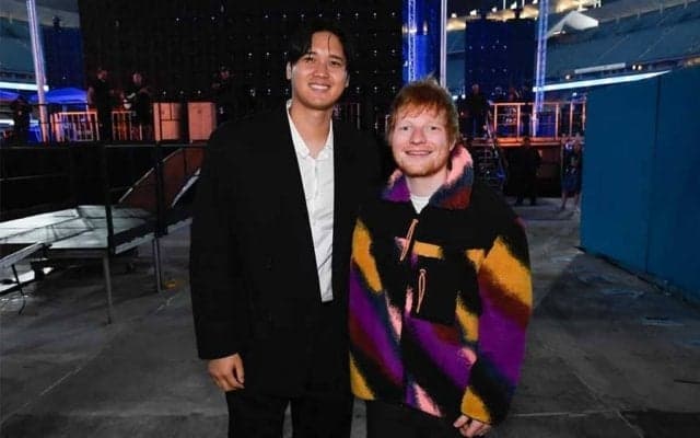 大谷翔平、エド・シーランとの2S公開　真美子夫人との“全員集合写真”も…イベント振り返る