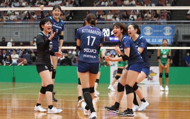 黒鷲旗　V1チームが勝ち上がり、男女ベスト4が出そろう