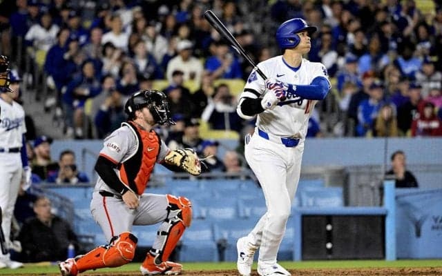 【MLB】大谷翔平「2番DH」 スタメン　“好相性”の同僚グラスノーを援護する今季8号なるか、登板時は「打率.393、2本塁打」
