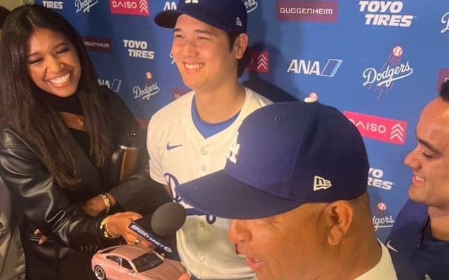 大谷翔平が監督イジリ「車が欲しいと言っていたので」　ド軍でも変わらぬ“天性の素質”
