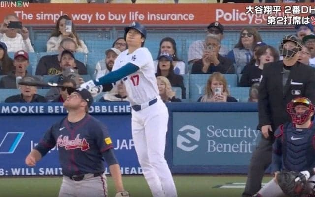 え、入ったの！？ 大谷翔平、もはや人間じゃない　本人もビックリ…？ どん詰まり“変態パワー弾”で見せた一瞬の“表情”にファン騒然 「マジかｗ」「怪力すぎる」