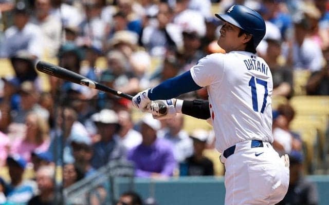大谷翔平、今季初の1試合2発　今季最長141m弾で再びリーグトップタイ…4年連続2桁到達