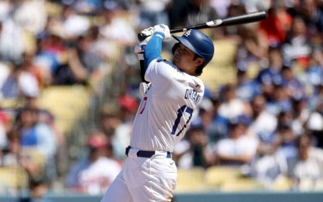 【MLB】大谷翔平、9・10号の2発でナ・リーグ本塁打数トップタイへ浮上　今季初4の4で“打撃2冠”