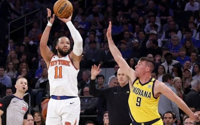 ニックスがペイサーズに先勝…ブランソンがジョーダン以来初の4戦連続40得点超え