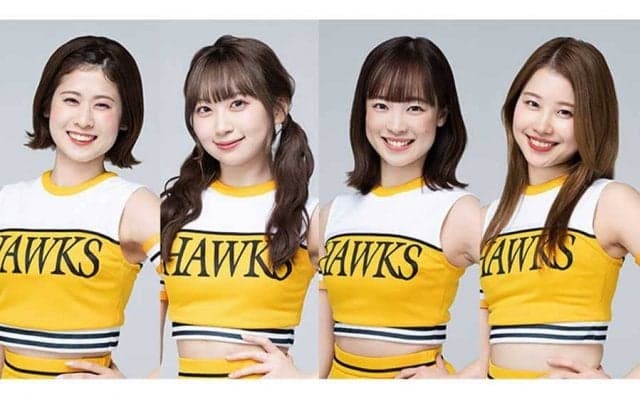 東京六大学＆社会人で活躍、CM出演の“元モデル”に特技が「大食い」…鷹のチア紹介