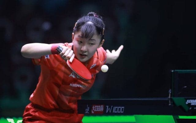 張本美和、イタリア人選手に安定感ある戦い　ストレートで8強入り、平野美宇対陳夢の勝者と対戦へ【サウジスマッシュ】