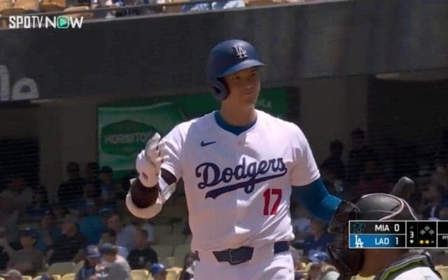 大谷翔平、相性イマイチの球審にも欠かさない挨拶 “際どい”判定にもグッと我慢のほっこりシーン