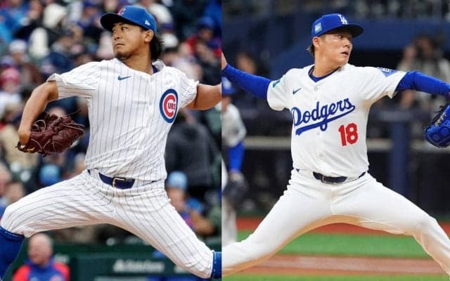【MLB】「彼を無視できない」今永昇太と山本由伸が揃ってトップ10入り　公式の先発投手ランキングで「全く隙がない」と称賛