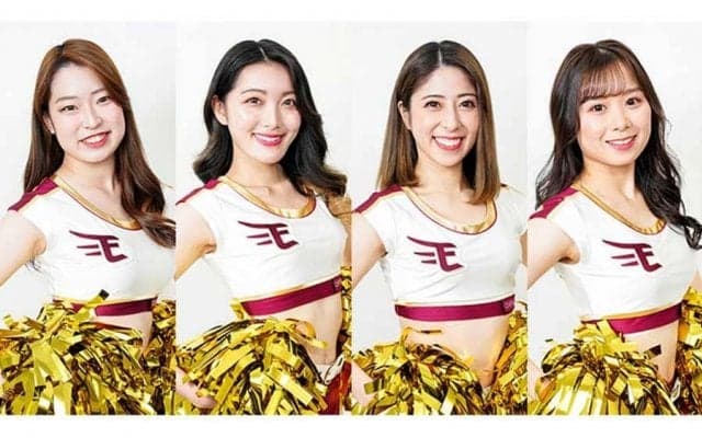 美容部員から“転身”　特技はモノマネ、人生最後の食事は「鰹のタタキ」…楽天のチア紹介