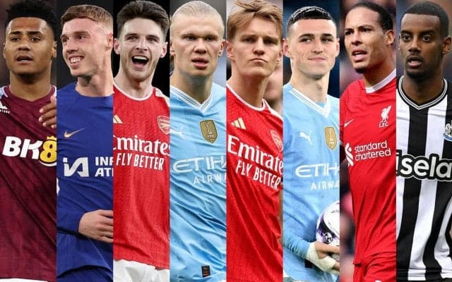 プレミア最優秀選手の最終候補8名が発表！ 優勝争う2クラブから2名ずつがノミネート