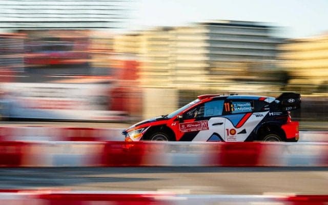 WRCポルトガル：初日の舗装SSSを終えてヒョンデのヌービルがトップ、勝田は2.0秒差の3番手につける