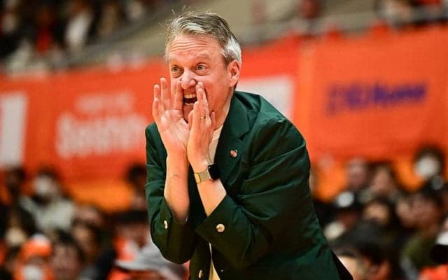 ベルテックス静岡がミュラーHCとの契約満了を発表…４季にわたりチーム強化に尽力