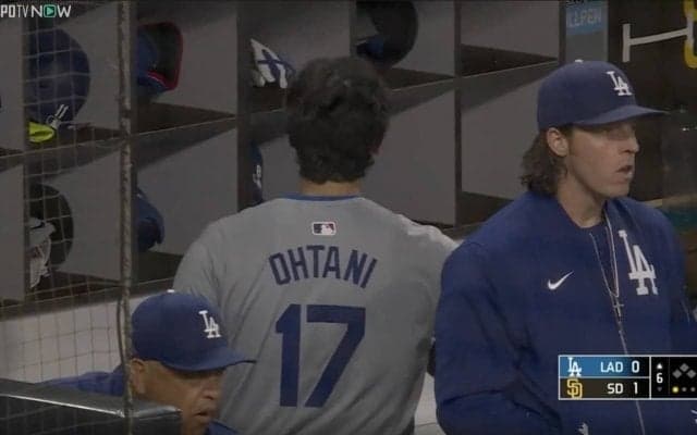 放送事故レベル！大谷翔平、判定にキレた…！？ 中継カメラがとらえた緊迫の瞬間　ベンチで一瞬見せたリアクションにファン騒然「怖すぎる」「痛いしアウトだし…」