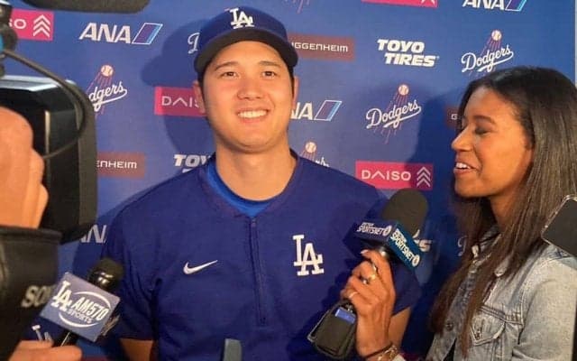 大谷翔平、腰の張りは“軽傷”「まぁ大事をとって」　前日に違和感…ダル再戦ならず無念