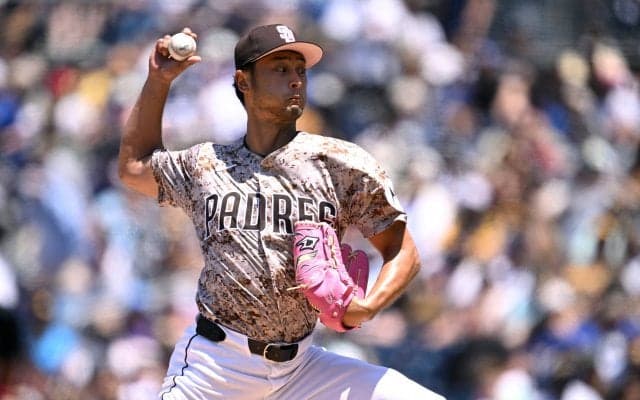 ダルビッシュ有、5回途中までパーフェクトの好投 7回2安打無失点7K 日米通算199勝目の権利持って降板