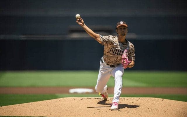 【MLB】ダルビッシュ、大谷翔平欠場のド軍打線に「圧倒的な成績を収めた」　7回無失点の快投に公式称賛、日米通算200勝に王手