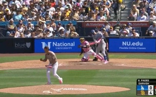 一体、何が起こった…！？ ドジャース強力打線に“異変”　ダルビッシュ有が投じた“101球目”がヤバすぎる　今季最多の圧巻投球にファン騒然「恐ろしいな」「ありえねえ…」