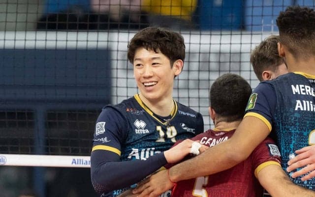 石川祐希　イタリア・セリエA王者のペルージャに移籍   