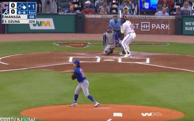 球場騒然！一体、何が起こったのか…！？ カブス・今永昇太の“超高速牽制”がヤバすぎる　73盗塁MVP男を刺して話題に 「えっ？」「速くて見えねえ…」