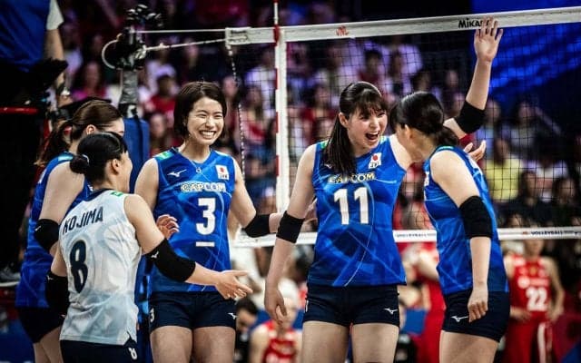 女子日本代表はVNL初戦で世界ランク1位のトルコに勝利