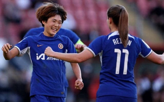 なでしこFW浜野まいかが大仕事！ チェルシーに優勝の可能性残す決勝ゴール記録、最終節前に首位浮上【FAWSL】