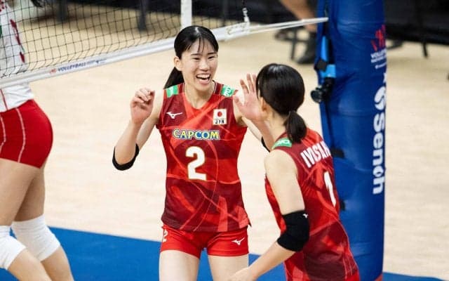 女子日本代表　ブルガリアをストレートで下し連勝　林と古賀主将が最多13得点