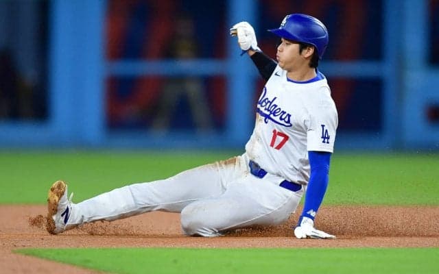 【MLB】大谷翔平、今季唯一の“盗塁死”が記録訂正　再び「成功率100%」で10盗塁目に到達