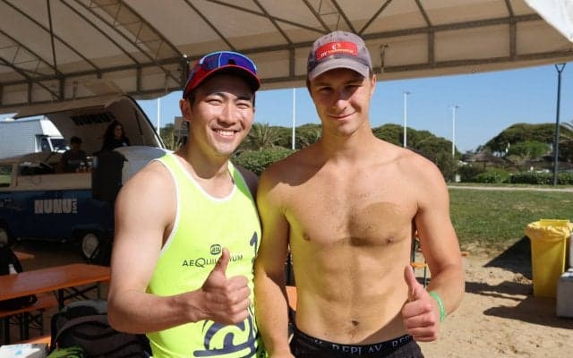 水町泰杜がイタリアで“ビーチバレー”デビューし想像以上の出来。「すごくうれしかった」局面の数々に笑顔