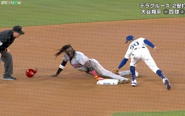 大谷翔平の前で“怪物”が驚異の1試合4盗塁！ 三盗2つで早くも30盗塁到達…年間100盗塁超えペースの“爆速”が話題に