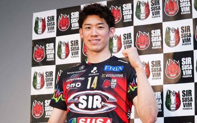 「目標である世界一のバレーボールプレーヤーに」 石川祐希がイタリア・セリエＡペルージャへの移籍会見