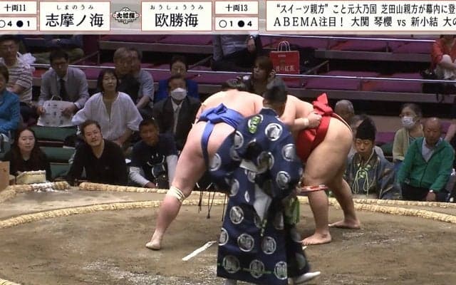 十両で“まわしベロリ”のハプニング発生 ヒヤヒヤの熱戦に「相撲どころじゃないがな」「これ注意レベル」ファン騒然