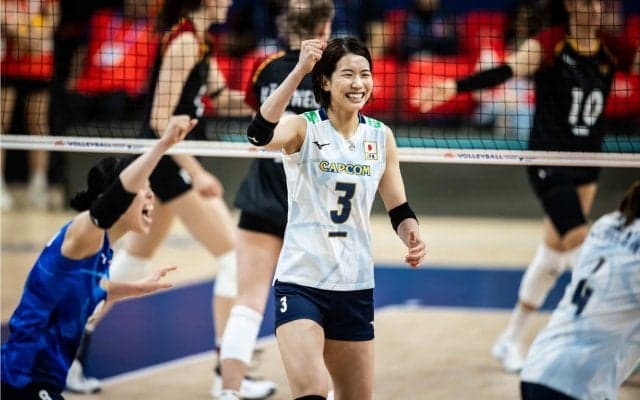 女子日本代表　前回大会で敗れたドイツをストレートで下し3連勝