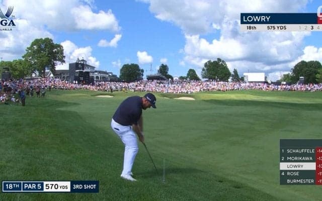 【動画】ラウリーが一気に“優勝戦線”へ　メジャー最少タイの「62」！