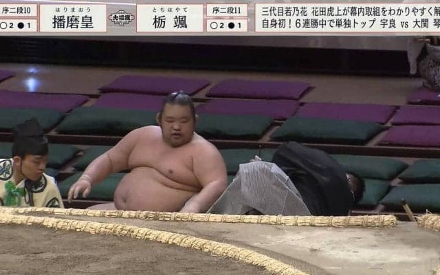「軽トラにぶつかるくらい」土俵下に落下してくる力士を避けられず親方“被弾” 派手な幕切れに「あらあら…」「巨体落ちてきたらこわい」戦々恐々